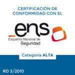 Infonet certificado ENS Categoría ALTA